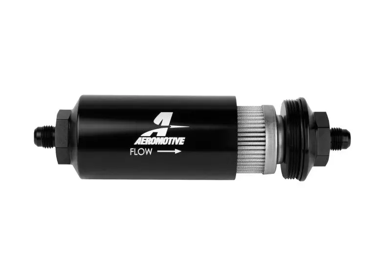 Aeromotive AER12349 In-Line Filter - (AN-06 Male) 100 Micron Stainless Steel Element