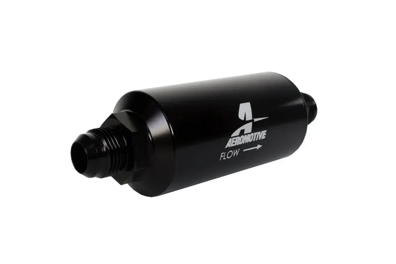 Aeromotive AER12389 In-Line Filter - (AN-10) 100 Micron Stainless Steel Element Black Anodize Finish №2