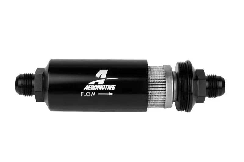 Aeromotive AER12389 In-Line Filter - (AN-10) 100 Micron Stainless Steel Element Black Anodize Finish №3