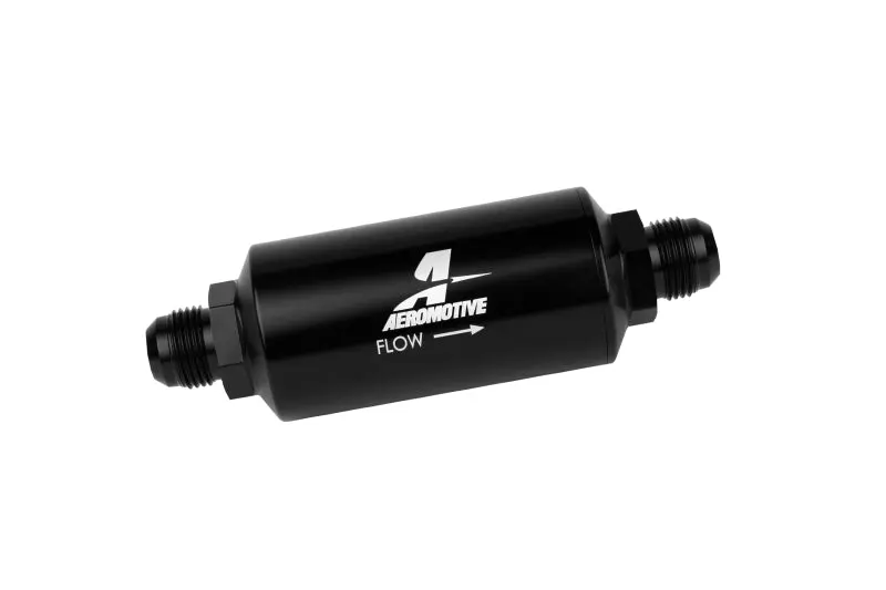 Aeromotive AER12385 In-Line Filter - AN -10 Size Male - 10 Micron Microglass Element - Bright-Dip Black №4