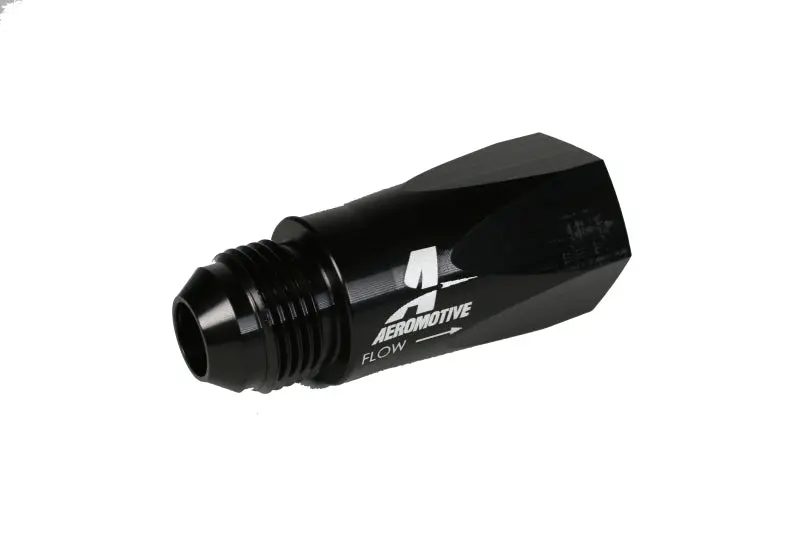 Aeromotive AER15107 In-Line Full Flow Check Valve (Male -10 AN Inlet / Female -10 AN Outlet)