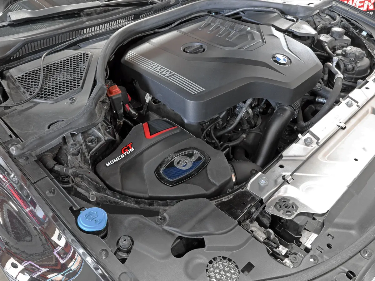 #4 AFE 50-70061R Система холодного впуска воздуха Momentum GT с фильтром Pro 5R для BMW 330i (G20)(G42)G22/G23 19-24 L4-2.0L (t) B48 #4 AFE 50-70061R Система холодного впуска воздуха Momentum GT с фильтром Pro 5R для BMW 330i (G20)(G42)G22/G23 19-24 L4-2.0L (t) B48