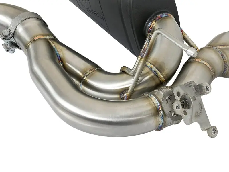 aFe MACH Force-Xp 2-1/2in SS Axle Back Exhaust w/Black Tips 15+ BMW M3/M4 (F80/F82) L6 3.0L (tt) S55 №4