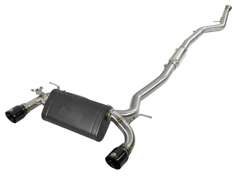 aFe MACH Force-Xp 3in 304 SS Cat-Back Exhaust w/ Black Tips 12-15 BMW 335i (F30) L6 3.0L (t) N55 №1