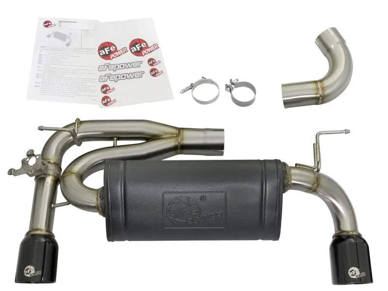 aFe MACHForce XP 16-17 BMW 340i/iX 440i/iX L6-3.0L (t) SS Axle-Back Exhaust w/Black Tip №2