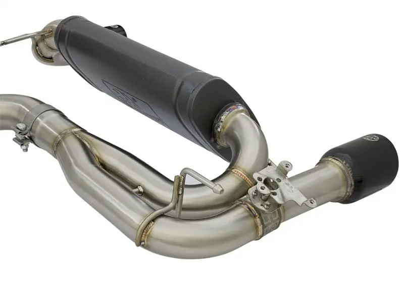 aFe MACHForce XP 16-17 BMW 340i/iX 440i/iX L6-3.0L (t) SS Axle-Back Exhaust w/Black Tip №4