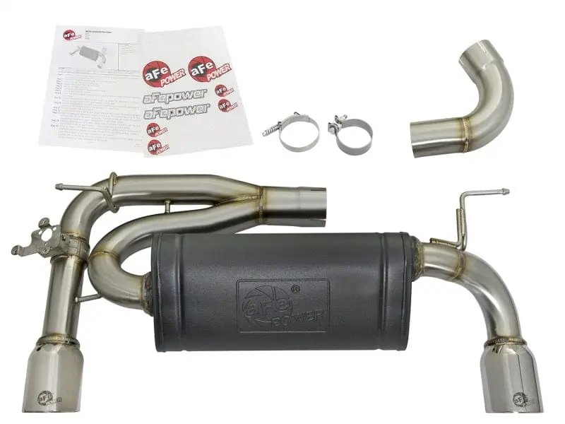 aFe MACHForce XP 16-17 BMW 340i/iX 440i/iX L6-3.0L (t) SS Axle-Back Exhaust w/Polished Tips №4