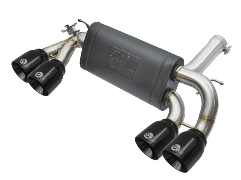 aFe MACHForce XP 3in - 2 1/2in Axle Back 304SS Exhaust w/ Black Tips 16-17 BMW M2 (f87) №1