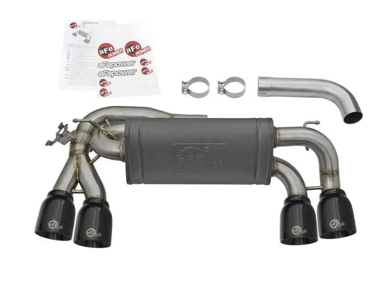 aFe MACHForce XP 3in - 2 1/2in Axle Back 304SS Exhaust w/ Black Tips 16-17 BMW M2 (f87) №5