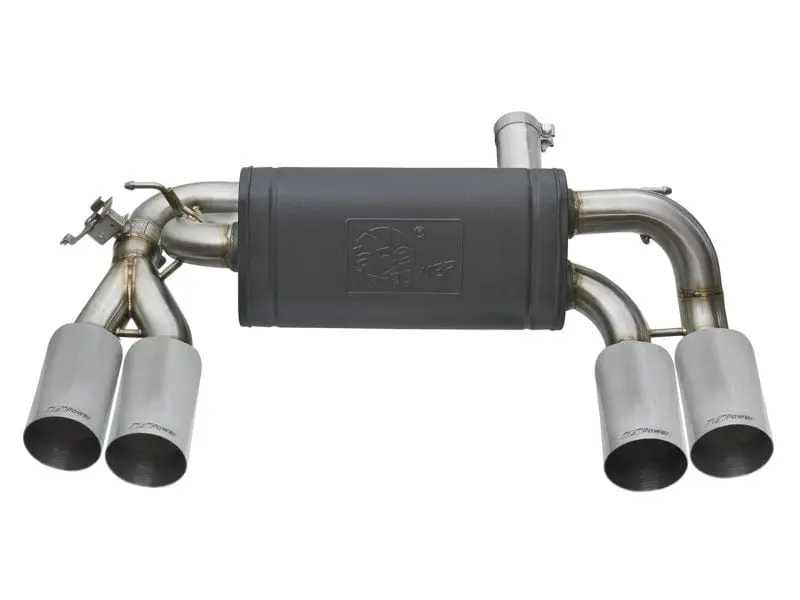 aFe MACHForce XP 3in - 2 1/2in Axle Back 304SS Exhaust w/ Polished Tips 16-17 BMW M2 (f87) №6