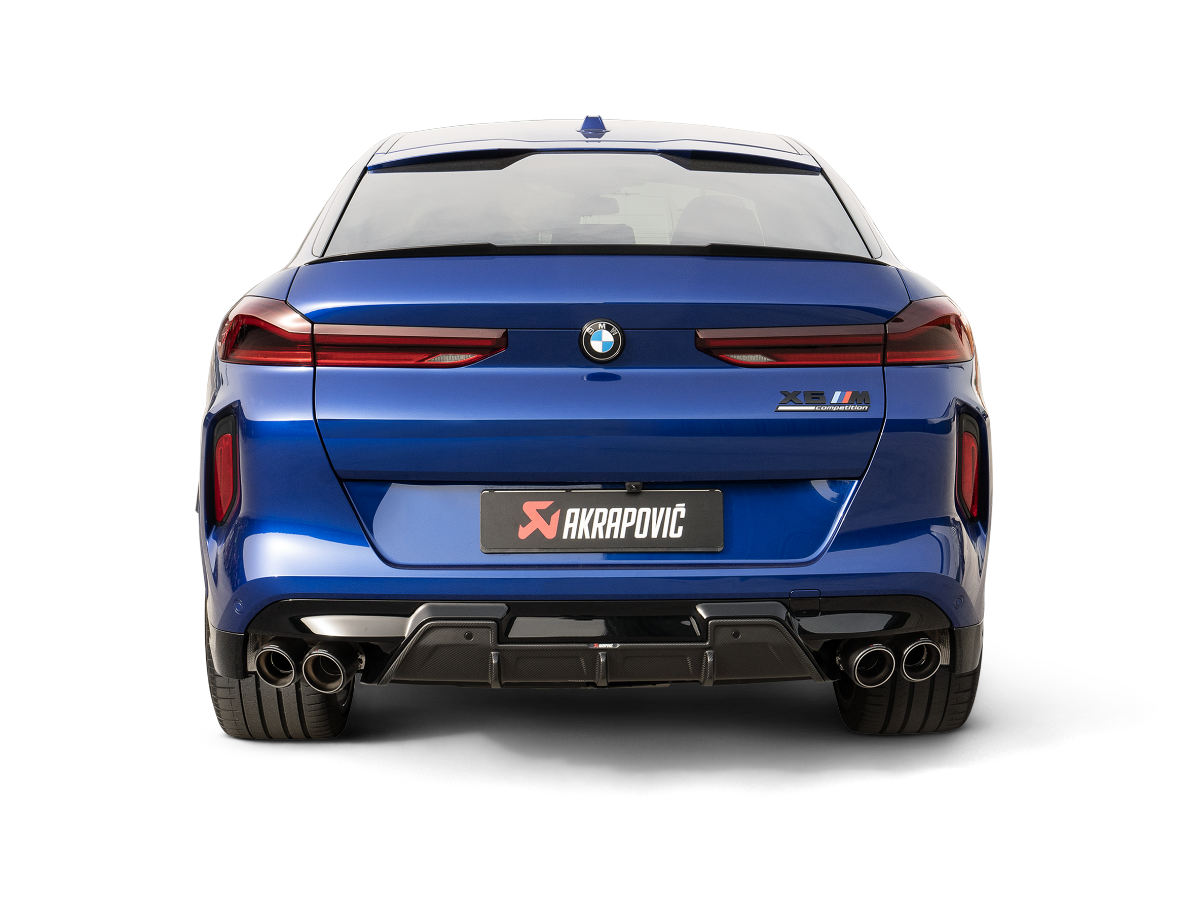 AKRAPOVIC S-BM/T/35H Вихлопна система Slip-On Line (Titanium) X5M F95 LCI / X6M F96 LCI 2024- (з насадками) №3