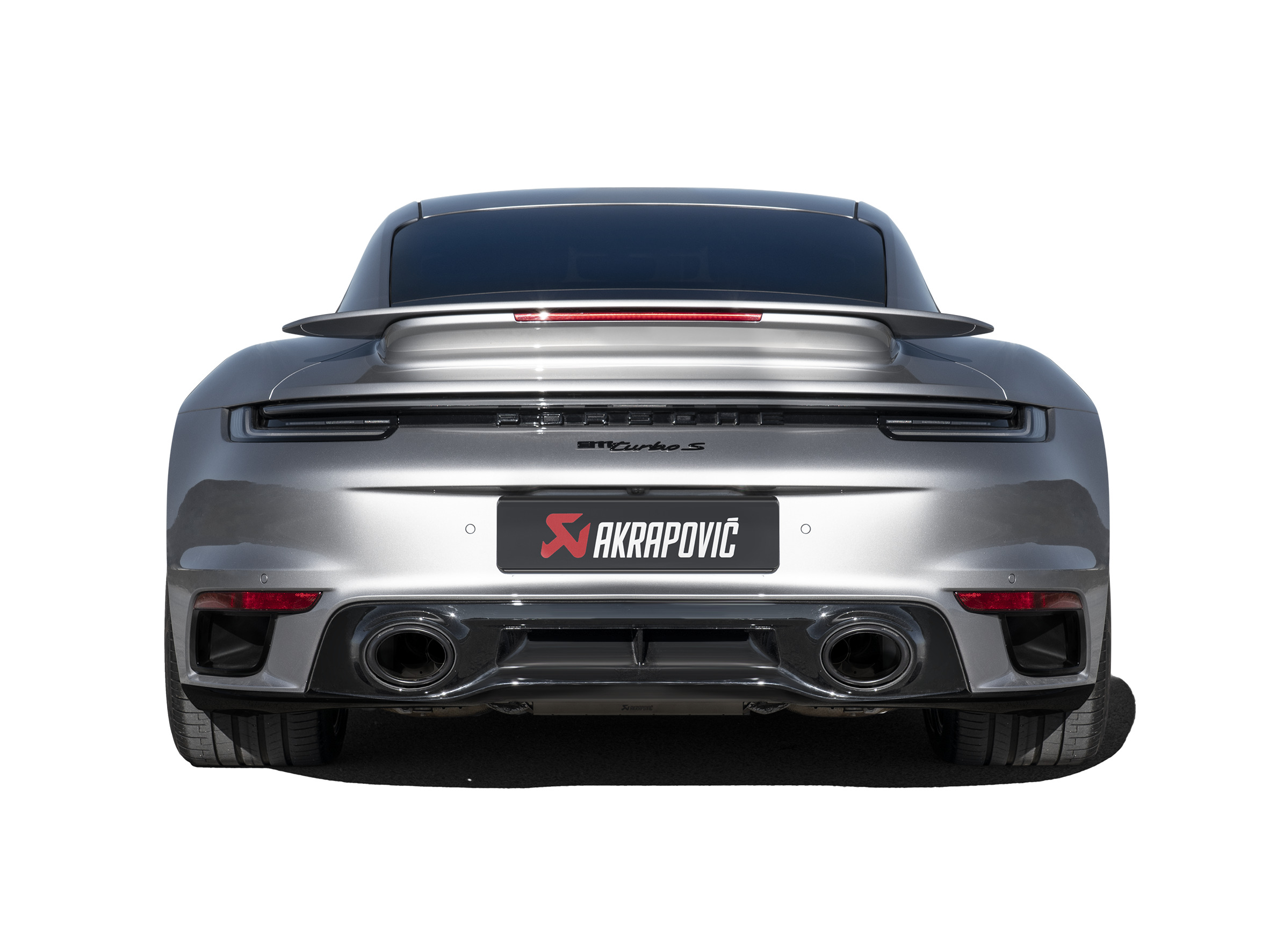 AKRAPOVIC S-PO/TI/19 Выхлопная система Slip-On Line (Titanium) PORSCHE 911 Turbo / Turbo S / Cabriolet / Sport Classic (992) 2020- (без насадок) №3