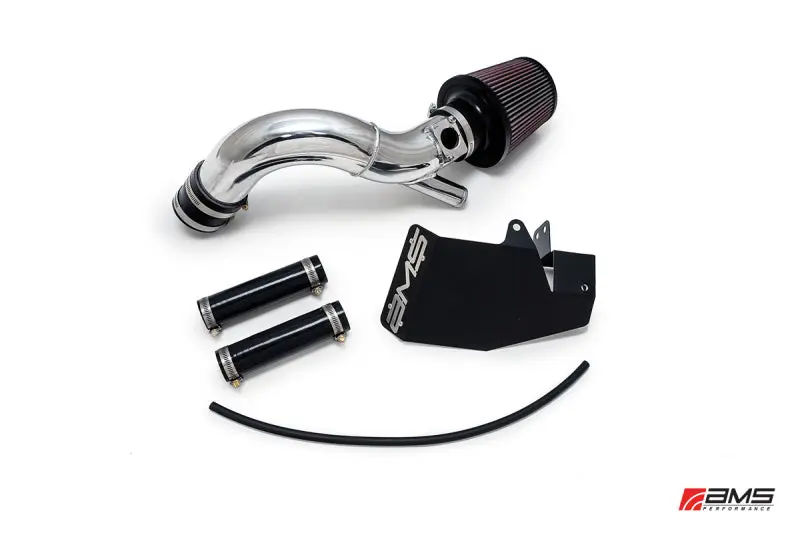 AMS AMSAMS.04.08.0002-2 Performance 08-15 Mitsubishi EVO X Replacement Intake Pipe W/MAF Housing & Bungs - Black