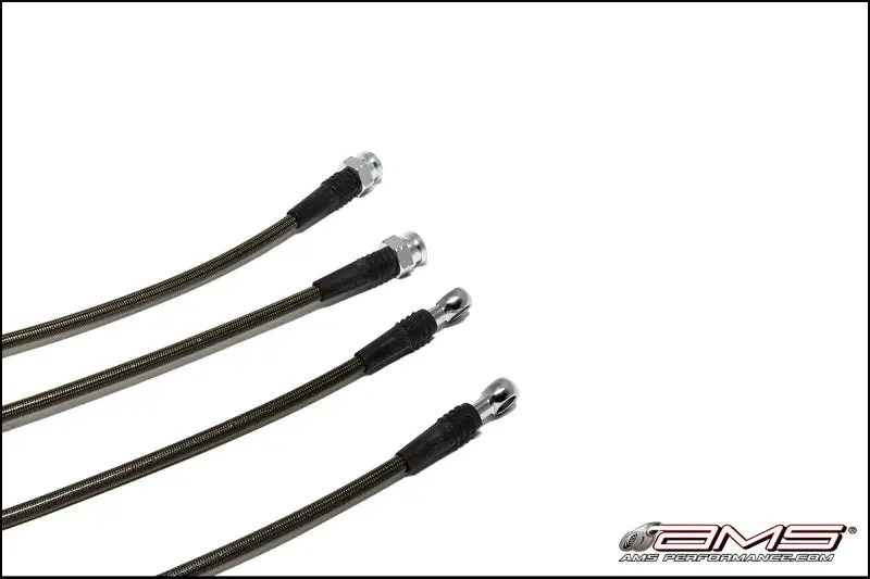 AMS AMSAMS.04.01.0004-1 Performance 08-15 Mitsubishi EVO X Stainless Steel Brake Lines (4 Lines) №3