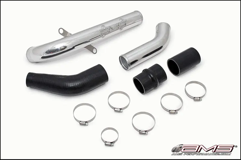 AMS AMSAMS.04.09.0002-2 Performance 08-15 Mitsubishi EVO X Upper I/C Pipe - Black Powder Coat