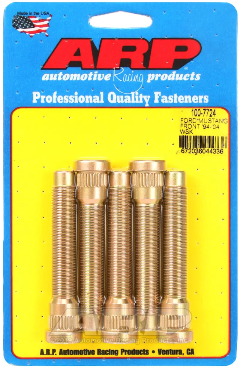 ARP ARP100-7724 94-04 Ford Mustang Front Wheel Stud Kit (Set Of 5)