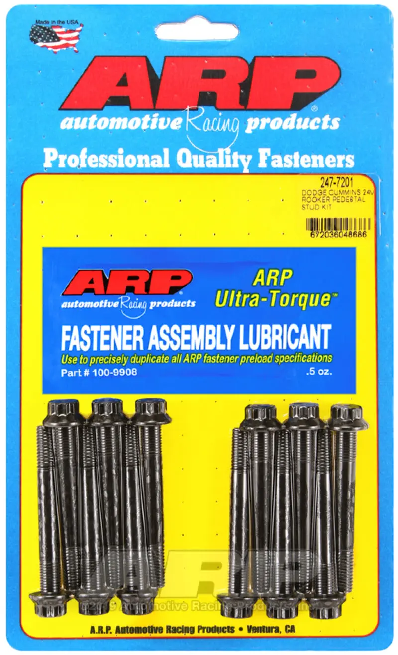 ARP ARP247-7201 Dodge Cummins 24V Rocker Pedestal Rocker Stud Kit