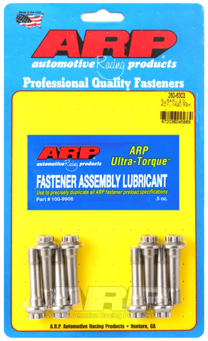 ARP ARP260-6303 Subaru FA20 2.0L Rod Bolt Kit