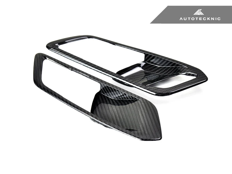 AutoTecknic ATK-BM-0357-G80 Комплект оздоблення внутрішніх дверних ручок Dry Carbon - G80 M3 №4