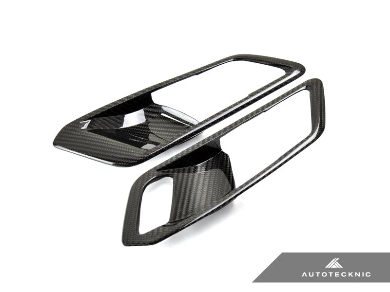 AutoTecknic ATK-BM-0357-G80 Комплект оздоблення внутрішніх дверних ручок Dry Carbon - G80 M3 №6