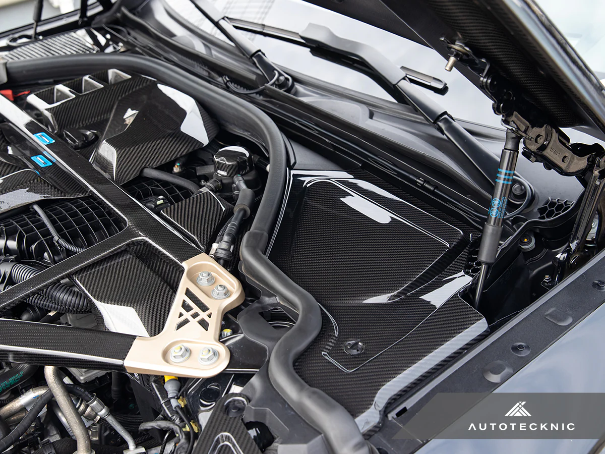 AutoTecknic ATK-BM-0820-DCG Комплект отделки под капотом двигателя из сухого карбона — G87 M2 | G80 M3 | G82/ G83 M4 №8