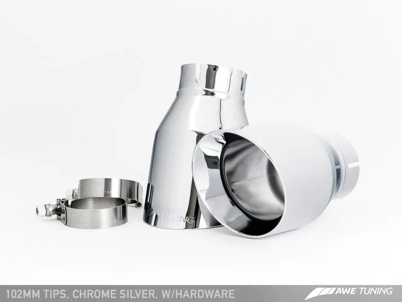 AWE BMW F10 M5 Touring Edition Axle-Back Exhaust - Chrome Silver №7