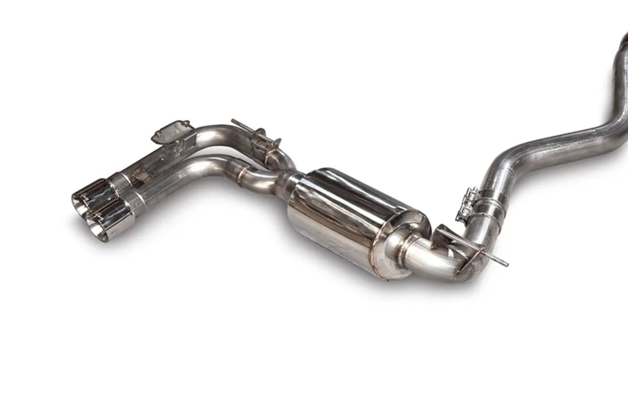 AWE BMW F3X 328i / 330i / 428i / 430i Touring Edition Axle-Back Exhaust Single Side - N20/N26/B48/B46 Engine 328i/330i/428i/430i (Single Side) / Chrome Silver (80mm) №1