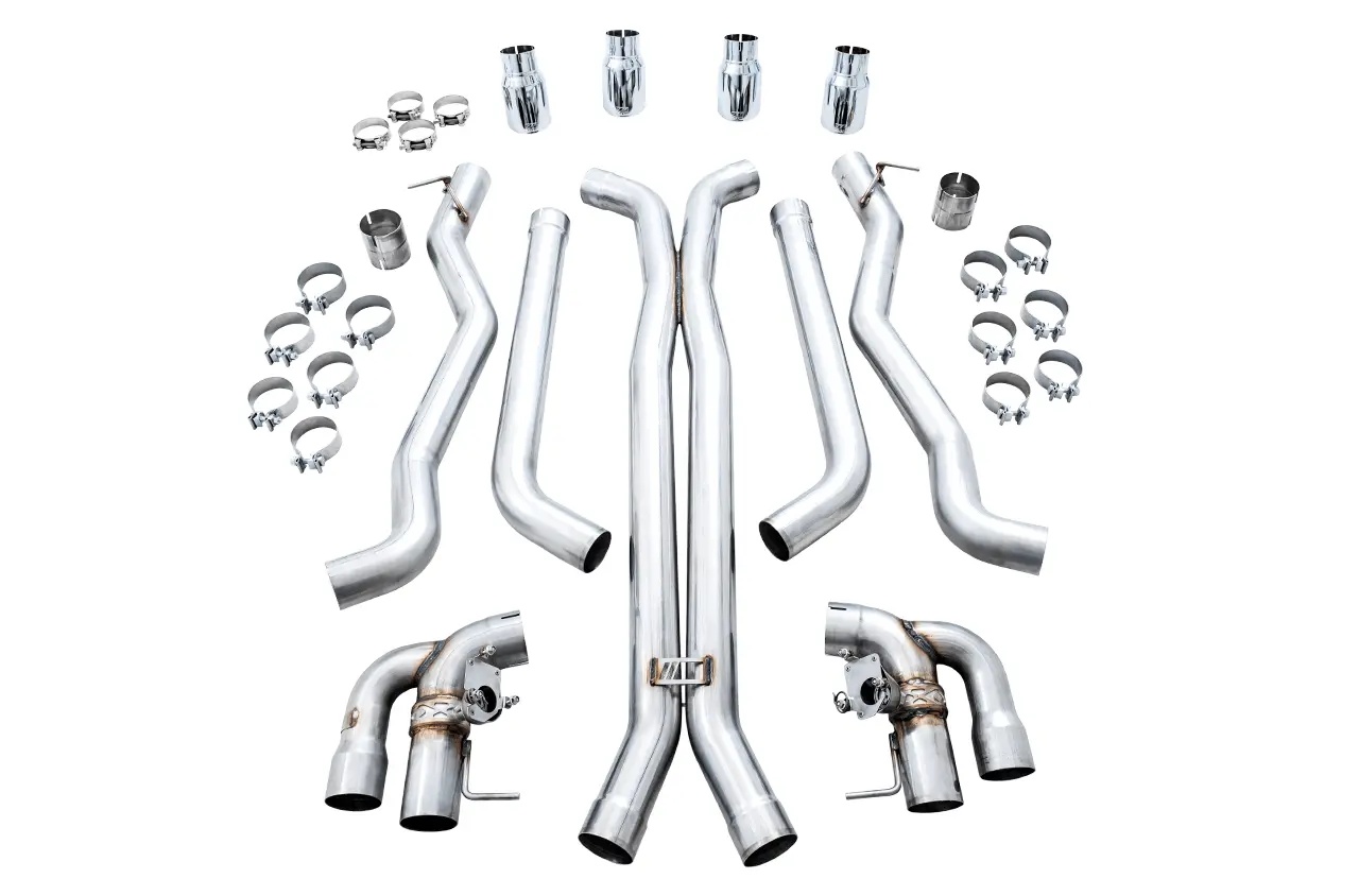 AWE Exhaust SUITE FOR BMW F90 M5 - SwitchPath™ Axleback - SwitchPath™ Axleback - Chrome Silver Tips №6