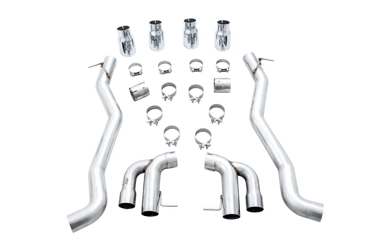 AWE Exhaust SUITE FOR BMW F90 M5 - Track Edition - Track Edition Axleback - Chrome Silver Tips