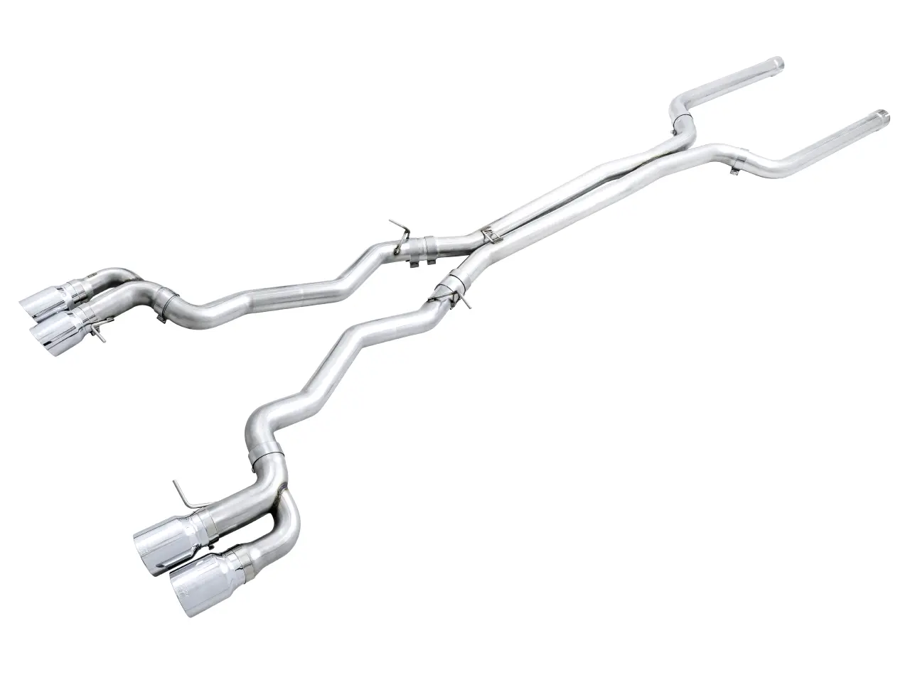 AWE Exhaust SUITE FOR BMW F90 M5 - Track Edition - Track Edition Axleback - Chrome Silver Tips №5