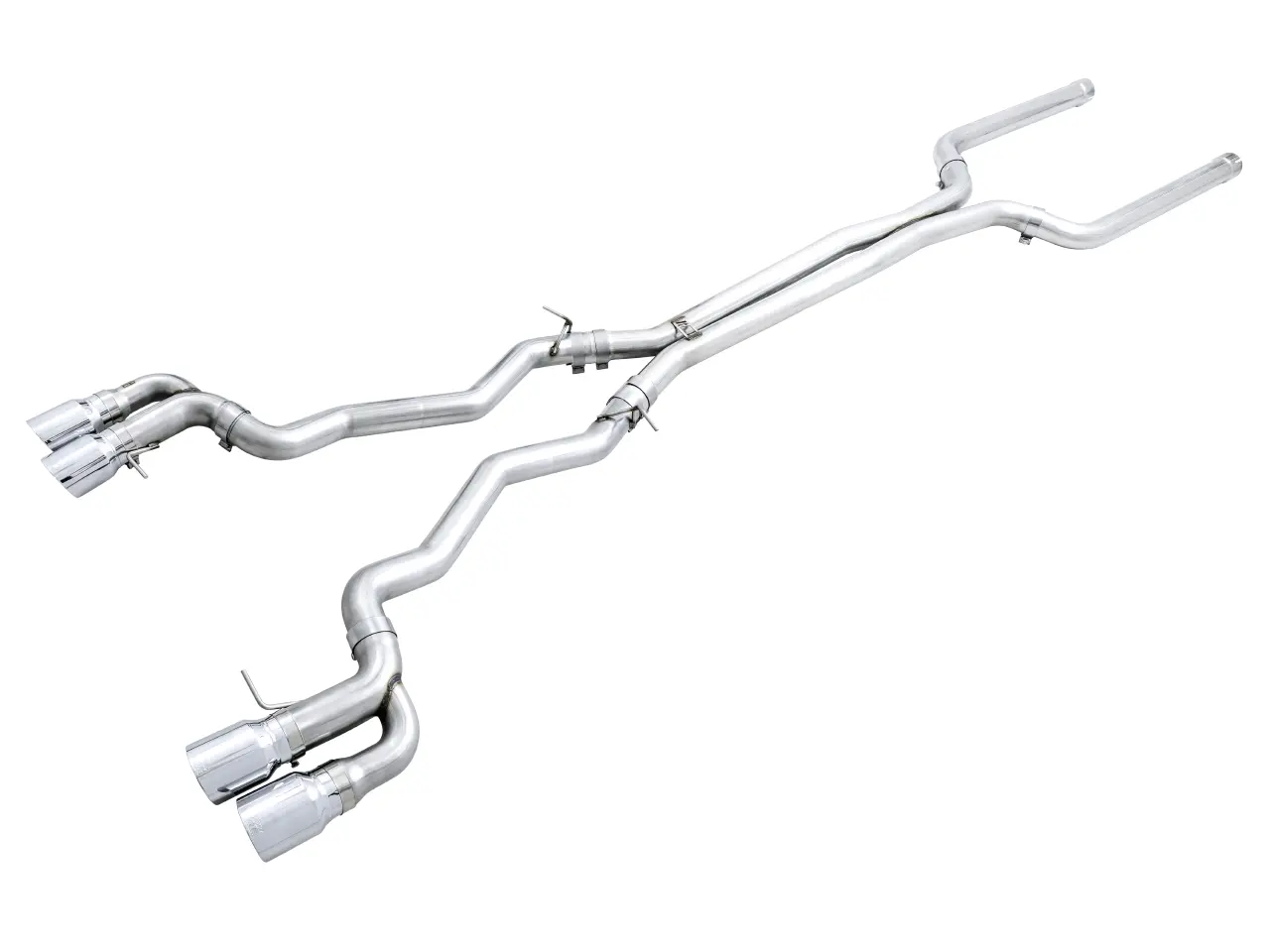 AWE Exhaust SUITE FOR BMW F90 M5 - Track Edition - Track Edition Axleback - Diamond Black Tips №5