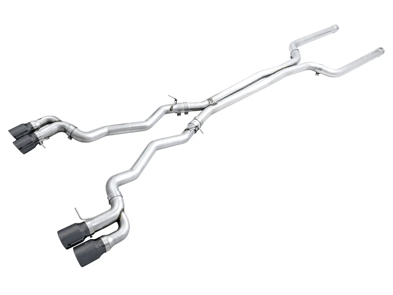 AWE Exhaust SUITE FOR BMW F90 M5 - Track Edition - Track Edition Axleback - Diamond Black Tips №6