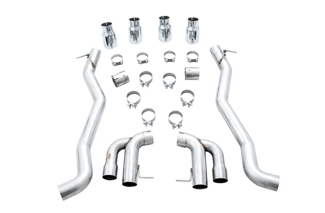 AWE Exhaust SUITE FOR BMW F90 M5 - Track Edition - Track Edition Catback - Chrome Silver Tips №1