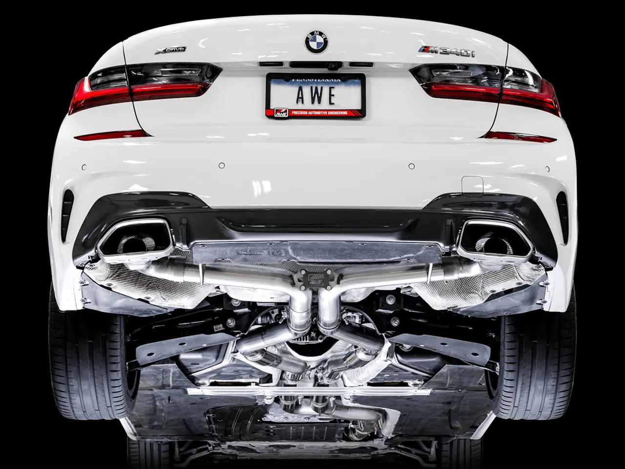 AWE Exhaust SUITE FOR THE BMW G2X M340I / M440I - Conversion Kits - Touring (Non Resonated) / Chrome Silver