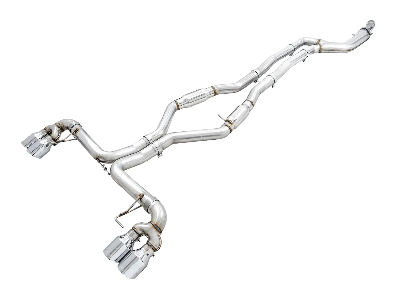 AWE Exhaust SUITE FOR THE BMW G2X M340I / M440I - Track Edition - Chrome Silver №2