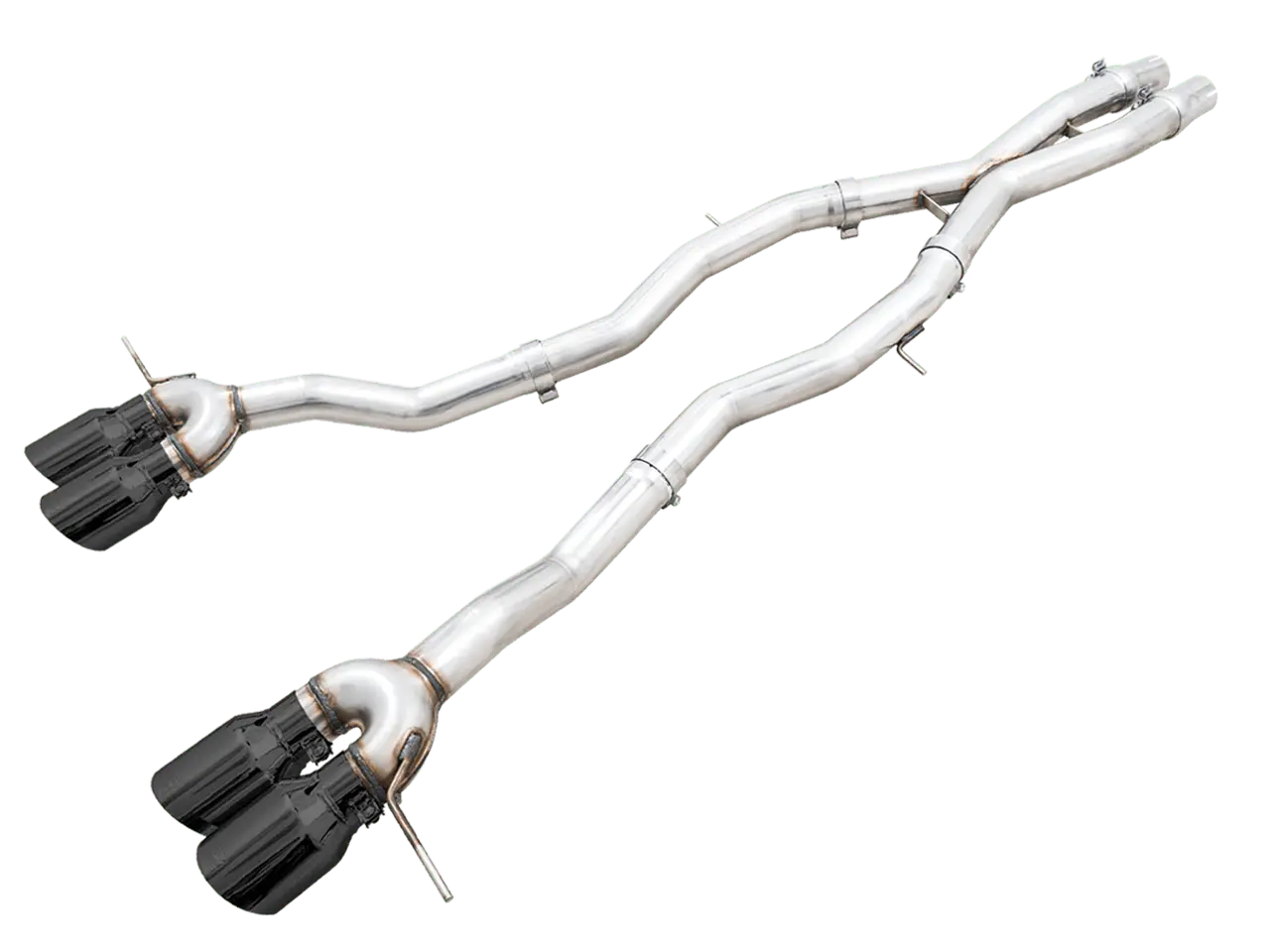 AWE Exhaust SUITE FOR THE BMW G8X M3/M4 - Track Edition - Chrome Silver Tips №1