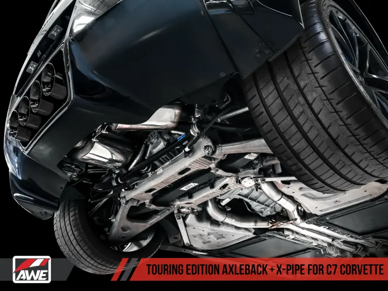 AWE AWE3020-42073 Tuning 14-19 Chevy Corvette C7 Z06/ZR1 (W/O AFM) Track Edition Axle-Back Exhaust W/Chrome Tips №2