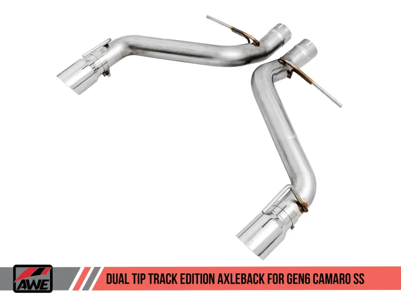 AWE AWE3020-32049 Tuning 16-19 Chevrolet Camaro SS Axle-Back Exhaust - Track Edition (Chrome Silver Tips) №2