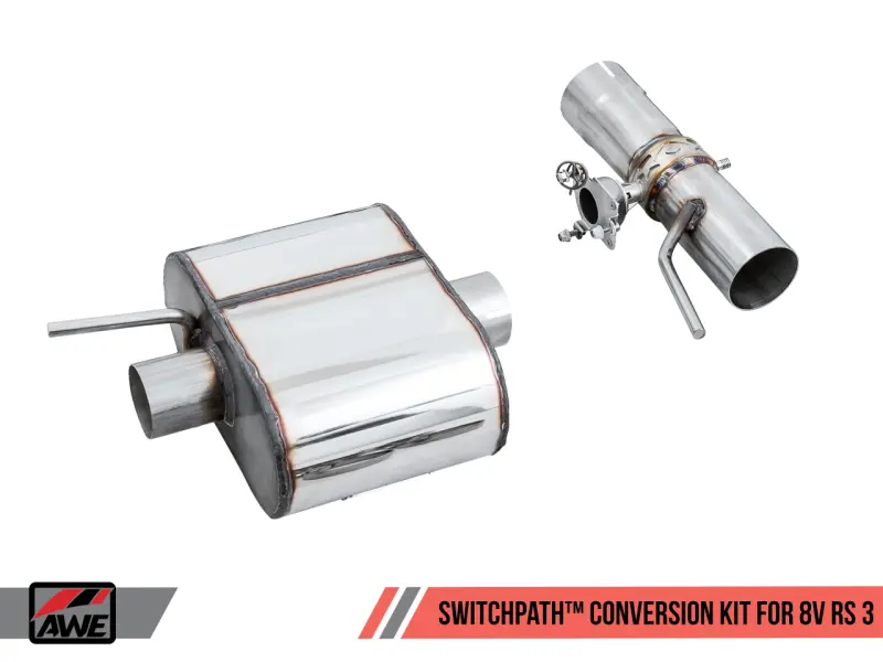 AWE AWE3825-11026 Tuning 18-19 Audi TT RS Coupe 8S/MK3 2.5L Turbo SwitchPath Exhaust Conversion Kit