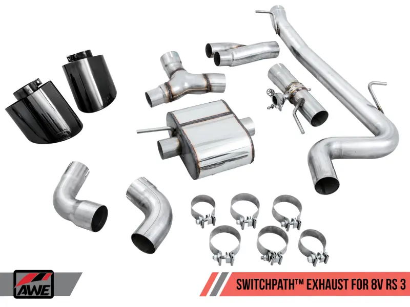 AWE AWE3825-11026 Tuning 18-19 Audi TT RS Coupe 8S/MK3 2.5L Turbo SwitchPath Exhaust Conversion Kit №3