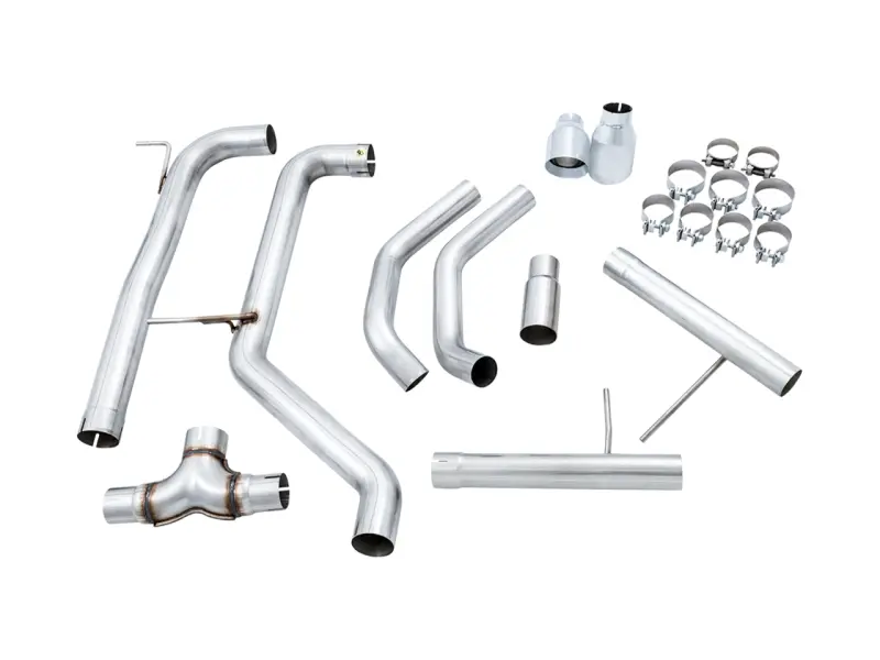 AWE AWE3020-22034 Tuning 18-21 Volkswagen Jetta GLI Mk7 Track Edition Exhaust - Chrome Silver Tips (Fits OEM DP) №5