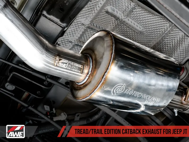 AWE AWE3015-21001 Tuning 20-21 Jeep Gladiator JT 3.6L Trail Edition Cat-Back Exhaust №10