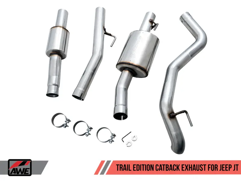 AWE AWE3015-21001 Tuning 20-21 Jeep Gladiator JT 3.6L Trail Edition Cat-Back Exhaust №19