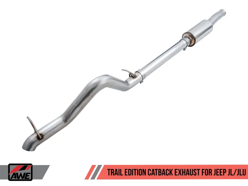 AWE AWE3015-21005 Tuning 2018+ Jeep Wrangler JL/JLU 2.0T Trail Edition Cat-Back Exhaust