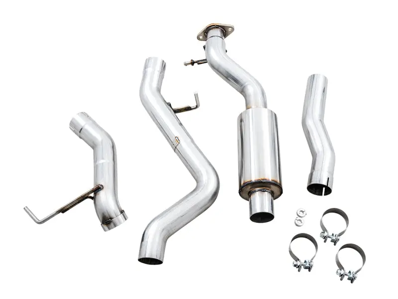 AWE AWE3015-21000 Tuning 2021+ Ford Bronco 0FG Exhaust (No Tips) W/ Bash Guard №9