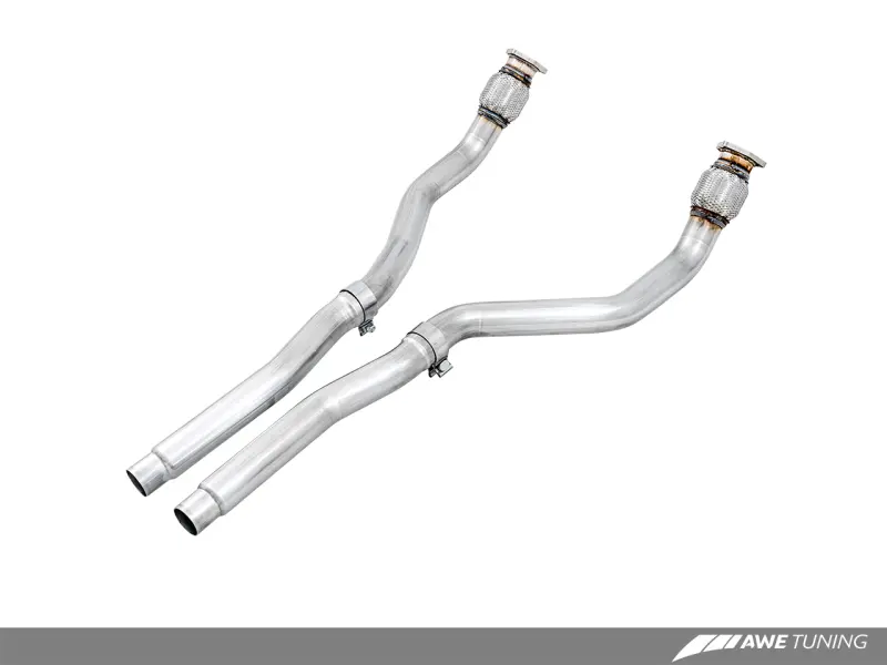 AWE AWE3220-11010 Tuning Audi B8 3.0T Non-Resonated Downpipes For S4 / S5