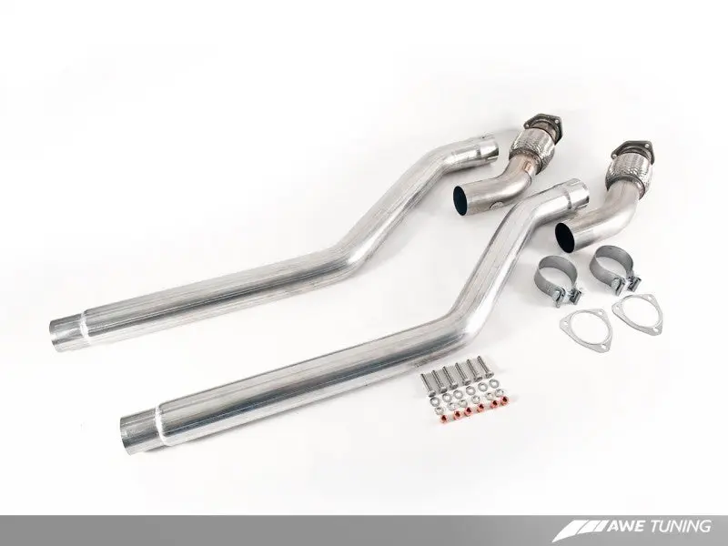 AWE AWE3220-11010 Tuning Audi B8 3.0T Non-Resonated Downpipes For S4 / S5 №3