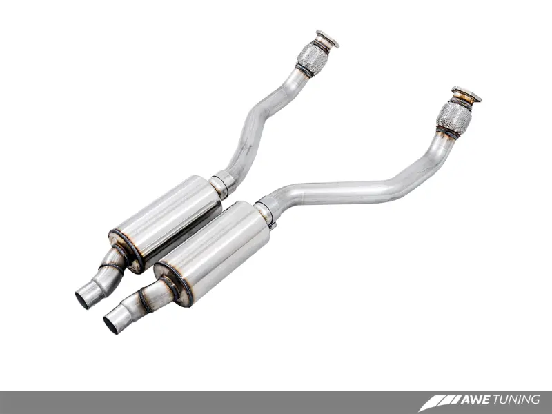 AWE AWE3220-11012 Tuning Audi B8 4.2L Non-Resonated Downpipes For RS5 №1