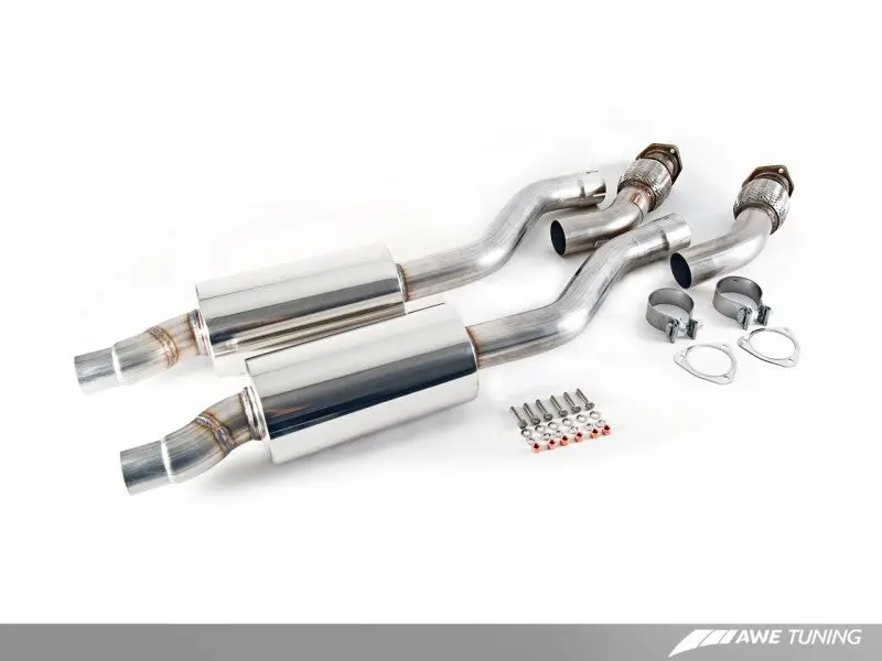 AWE AWE3215-11030 Tuning Audi B8 / C7 3.0T Resonated Downpipes For S4 / S5 / A6 / A7 №1