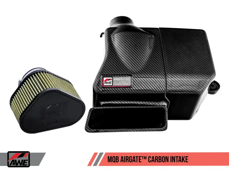 AWE AWE2660-15024 Tuning Audi / Volkswagen MQB 1.8T/2.0T/Golf R Carbon Fiber AirGate Intake W/ Lid №18